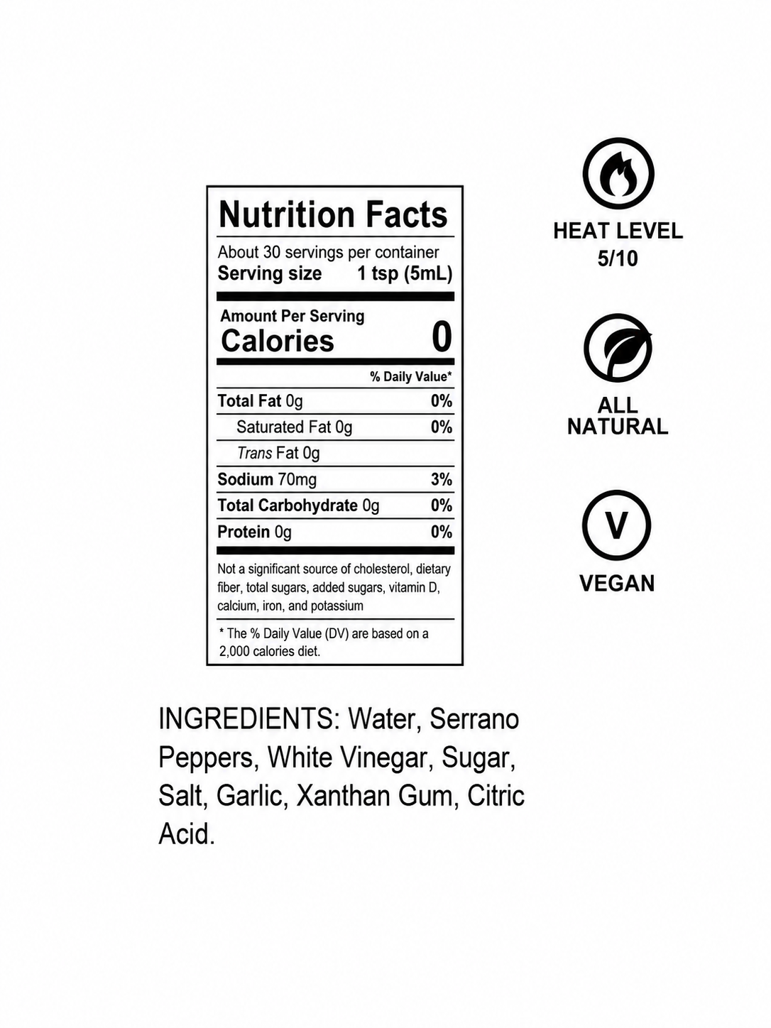 Serrano Hot Sauce